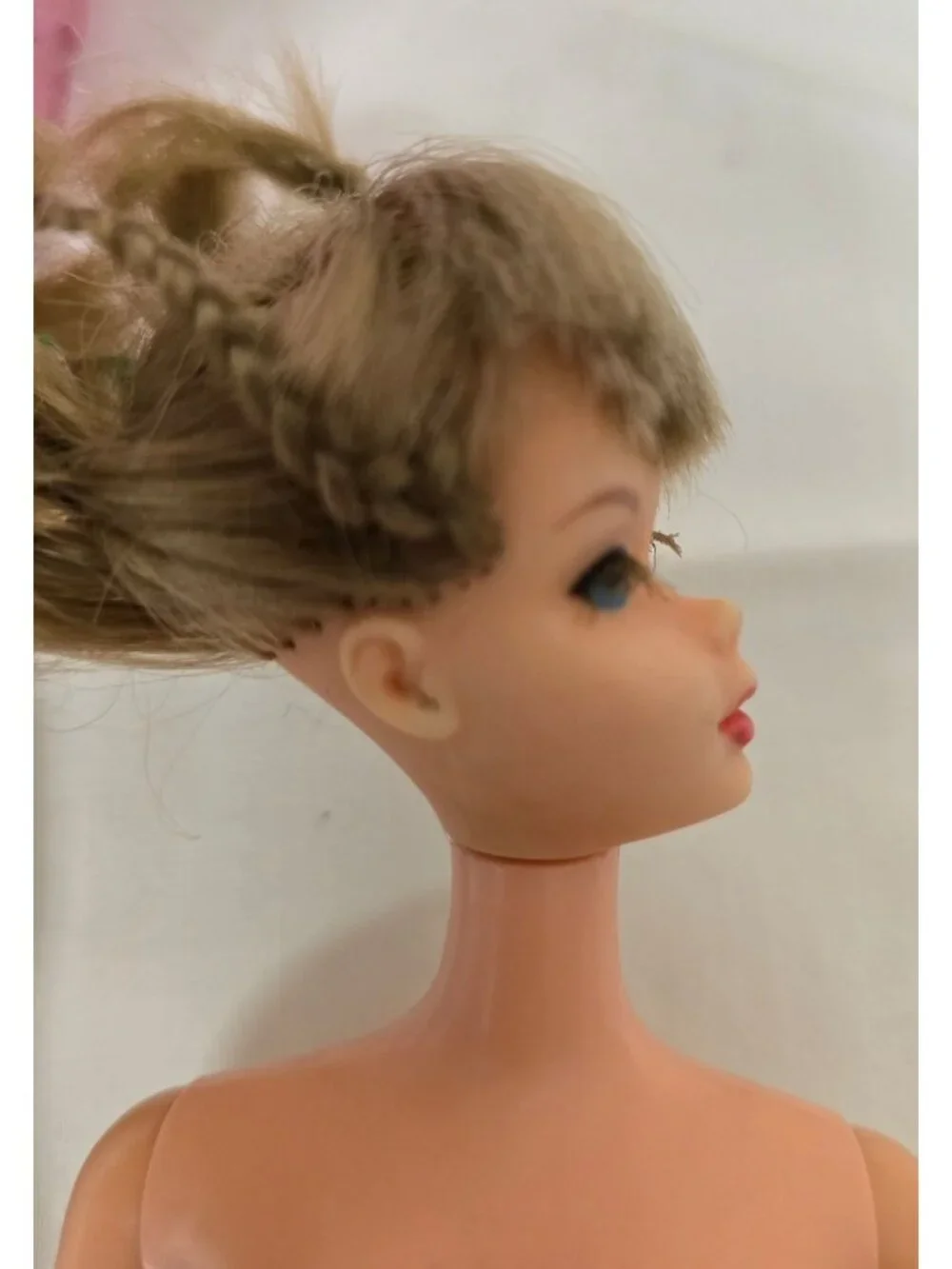 Vintage 1960s Mattel Barbie Straight Leg Doll Ash Hair